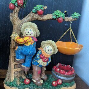 Yankee Candle Scarecrow Apple Tart Tree Hanging Wax Warmer Autumn Fall